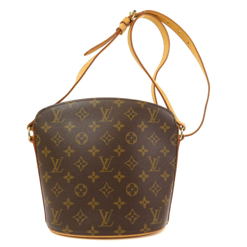 Louis Vuitton Canvas Druot Monogram Shoulder Bag Brown - Picture 11 of 11